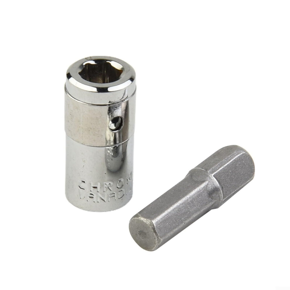 1/4 Square Drive To Hex Shank Socket Adapters For Screwdriver And Drill Driver, Metal Construction, Hex Shank Adapters 9393856229406