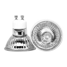 GU10 Halogen Bulbs 2 Pack 35W Dimmable MR11 Mini 35mm Diameter 360 Lumens Warm White 2800K Lava Lamp Compatible
