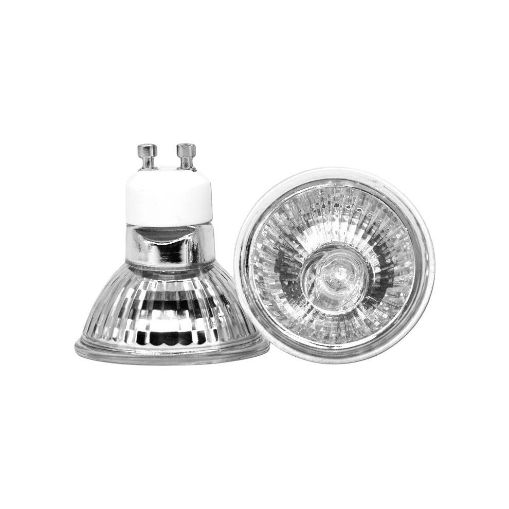 Gu10 Halogen Bulbs 2 Pack 35W Dimmable Mr11 Mini 35Mm Diameter 360 Lumens Warm 2800K Lava Lamp Compatible White