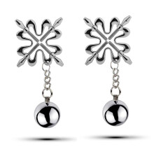 Female Nipple Clamp Metal Weight Nipple Clips Non-Piercing Adjustable BDSM Nipple Ring Clip