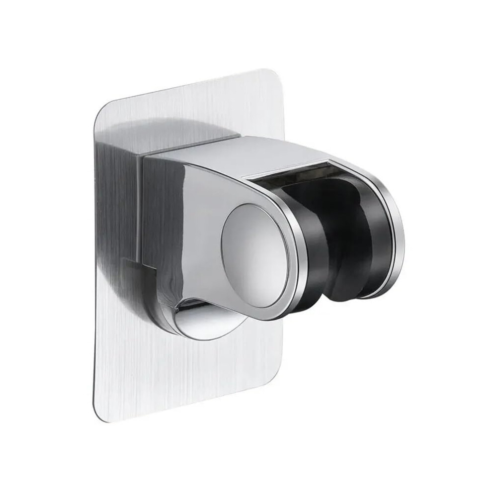 Adjustable Shower Head Holder Self-Adhesive Wall Mount No-Drill Bathroom Shower Accessory Compatible With Most Heads 9084446327342
