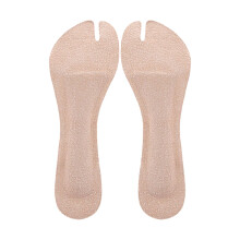 Thong Sandalwood Cusco Women Pig Skin Support Insoles With Adhesive Toe Pads For Heels Non Slip Cushion Pads