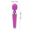Waterproof Vibrator Wand with Adjustable Vibration 1000mAh Rechargeable 2