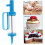 Cookie Press Tool With Ergonomic Grip Reusable Biscuit Maker Multi Shape Mold Kit For Decorate Biscuits And Cream Cakes 5