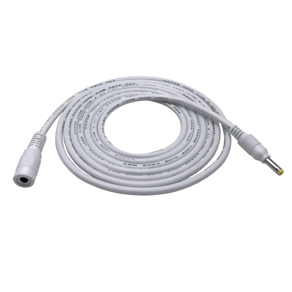 Power Extension Cord 4.0Mm X 1.7Mm Male To Female 1M For Security Cameras Led Strips Portable Disc Player 9354506190644