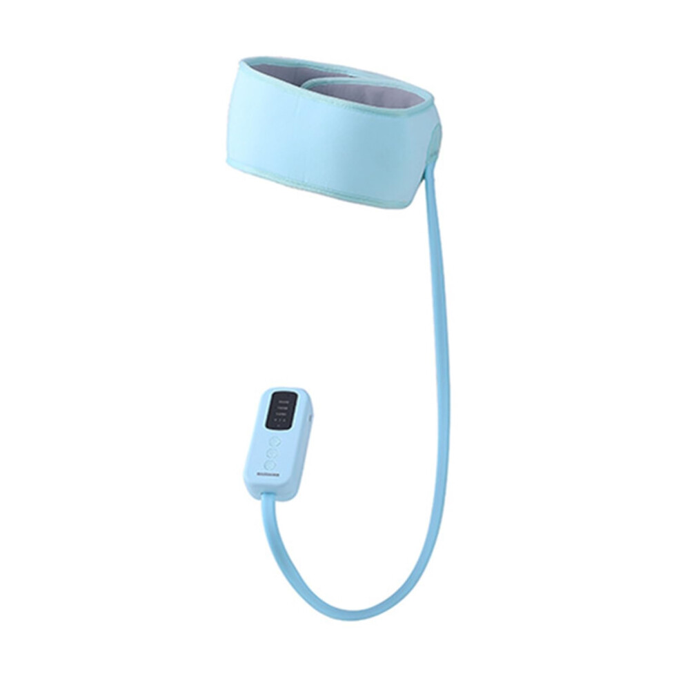 Blue Electric Scalp Massager Three Massage Modes With Adjustable Heat Rechargeable Portable Headache Relief Cap