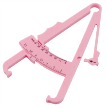 Personal Body Fat Caliper Analyzer Black Portable Body Fat Monitor With Measurement Charts And Case