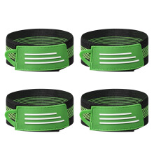 Bike Ankle Strap 4 Pcs, Elastic Adjustable Cycling Ankle Fastener, Universal Fit, Cycling Safety Belt