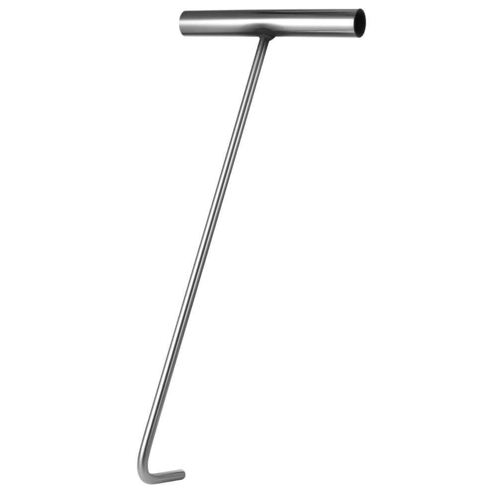 Manhole Cover Hook Stainless Steel Lifting Tool For Easy Lid Opening, Sewer Maintenance, Outdoor Use 9393856231454