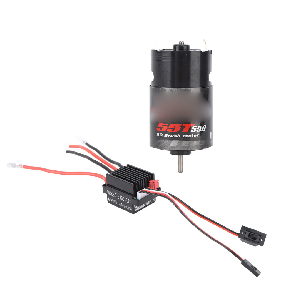 55T 550 Brushed Motor & 320A Esc Combo For Rc Cars, 57Mm, 36Mm 7661352989875
