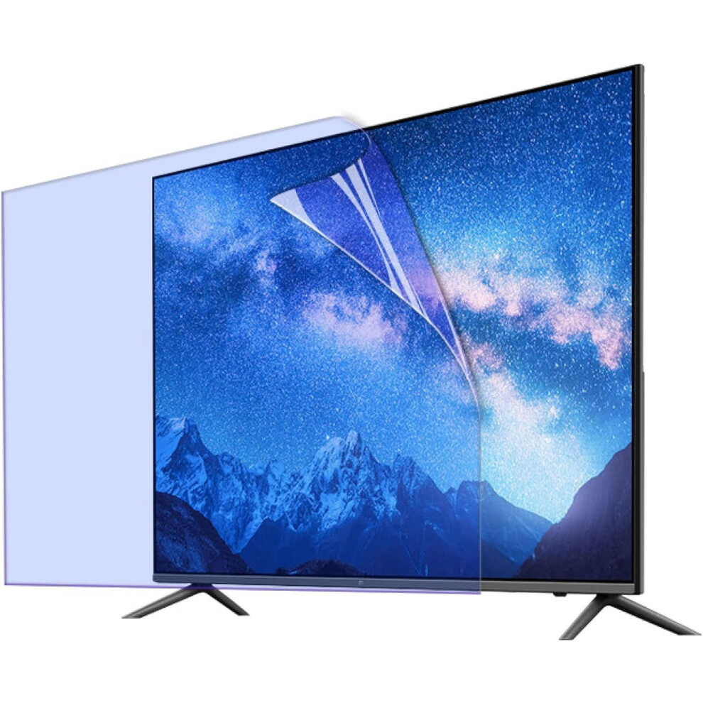Matte Anti Glare Tv Screen Protector Film 32-75 Inch Anti Anti Uv Filter For Desktop Monitor Clear Blue/Light 9084446329483
