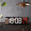 Large LED Digital Timer Two Power Options Automatic Dimming Wall Mount Or Desktop ABS 15 Large Display Black White Red 2