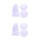 16 Pcs 3D Geometry Foams Geometric Solid Ornaments Home Decor 10