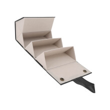 Schwarze Kunstleder-Sonnenbrillen-Box für Reise und Zuhause