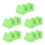 5PCS Green Car-Shaped Taco Holder Set, Small, Wave Shape Kitchen Tray 3