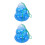 2 Sets Plastic Hanging Wasp & Bee Traps, Gourd Shape, 15.5x13cm 15