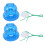 2 Sets Plastic Hanging Wasp & Bee Traps, Gourd Shape, 15.5x13cm 3