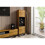 Creative Furniture Harmony Loft 175cm Display Cabinet - Oak 4