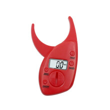 Fat Caliper Clip Red With LCD Display Portable Fat Measuring Tool For Fitness Analysis Skinfold Tester