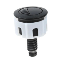 Two Flush Button Toilet Fill Valves Repair 47mm Water Saving Easy To Install Full And Half Push Button Tank Black