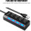 USB Hub Portable Multi-Port Data Adapter Multipurpose Hub With Individual Button For Video Editing Remote Work Studio 4