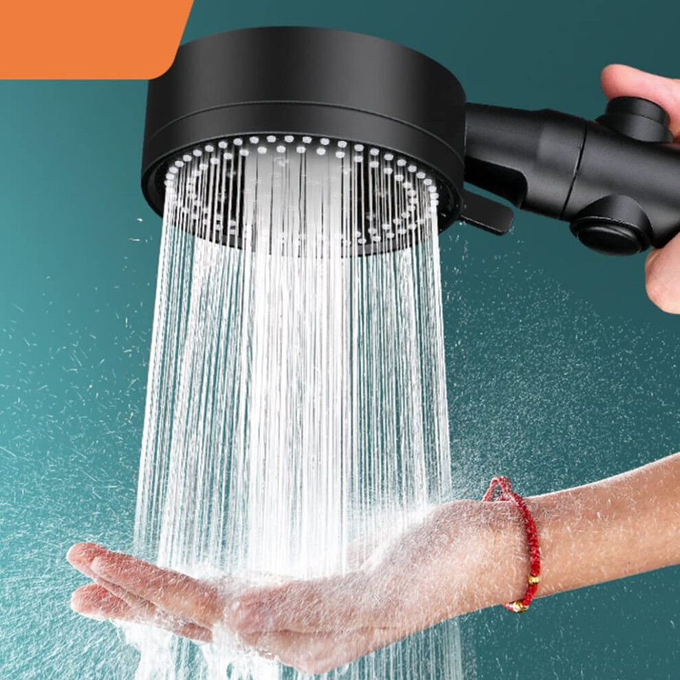 High Pressure 5 Speed Booster Hand Held Shower Head With Bracket Universal Interface Filter Shower Head For Bathroom 9354506193867