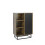 Creative Furniture Elysian Loft 100cm Sideboard - Rustic & Black 7