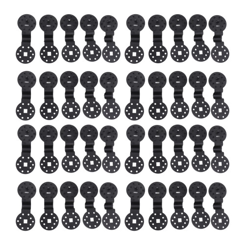 40 Stück Schattenstoff-Clips - Sicher verriegelnde Clips 2