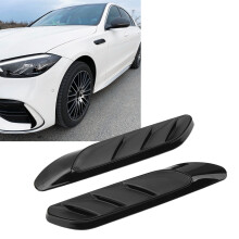 Glossy Black Side Air Outlet Vent Trim for Benz C‑Class W206 2022+