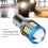 BA20D weiße LED-Scheinwerferlampe für Motorrad 4