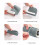 4Pcs Heat Resistant Silicone Straightener Mats Gray Rectangular Flat Iron Pad 4
