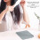 4Pcs Heat Resistant Silicone Straightener Mats Gray Rectangular Flat Iron Pad 5