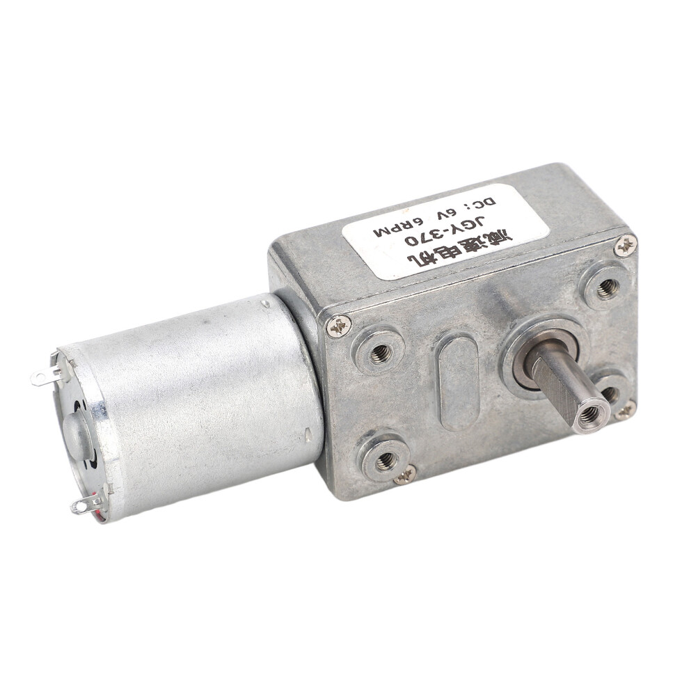 High Torsion Worm Gear Motor 6V 12Mm Shaft Self Locking Reversible 7901353014023