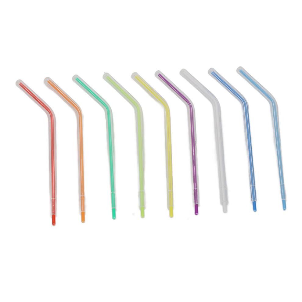 250pcs Colorful Disposable Dental Air Water Syringe Tips, Precise 3-Way Spray