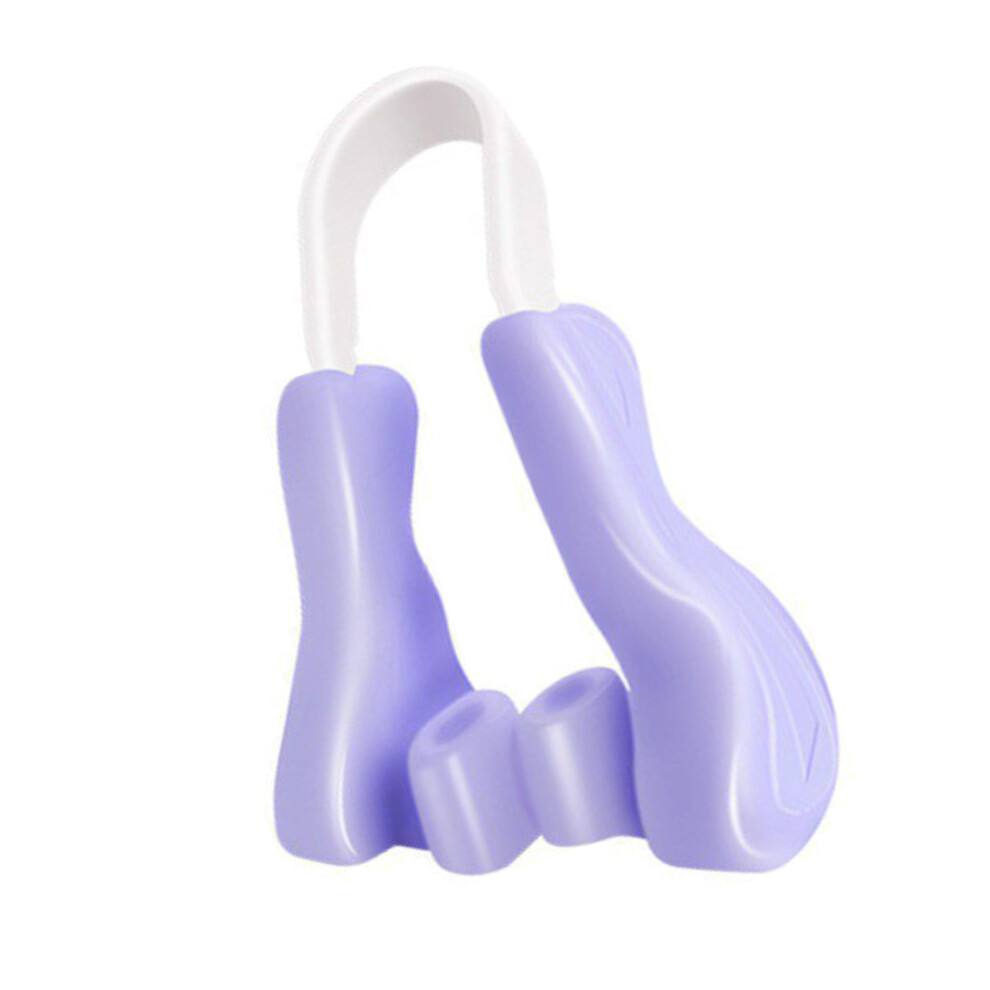 Purple Soft Silicone Nose Bridge Shaper, Night Adjustable Corrector