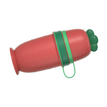 Auslaufsicheres rotes Kinder-Urinal, isoliert, langlebig und auslaufsicher