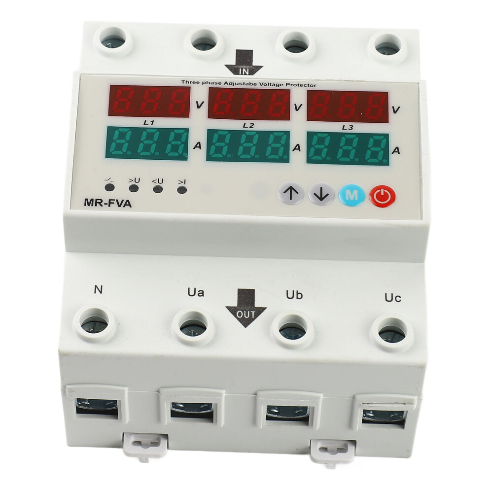 3 Phase Adjustable Voltage Protector Va 003 220V Over/Under Voltage Device 8471353023510