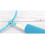 Kinder-Badmintonset, großes Netz, Komfortgriff, Blau 10