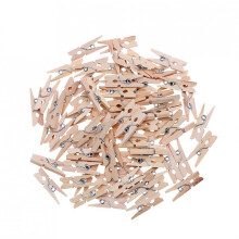 Set mit 500 kleinen Wäscheklammern (3,5 cm)
