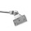 Universal gas spring with brackets (700N/70kg, 490 mm, black) 6