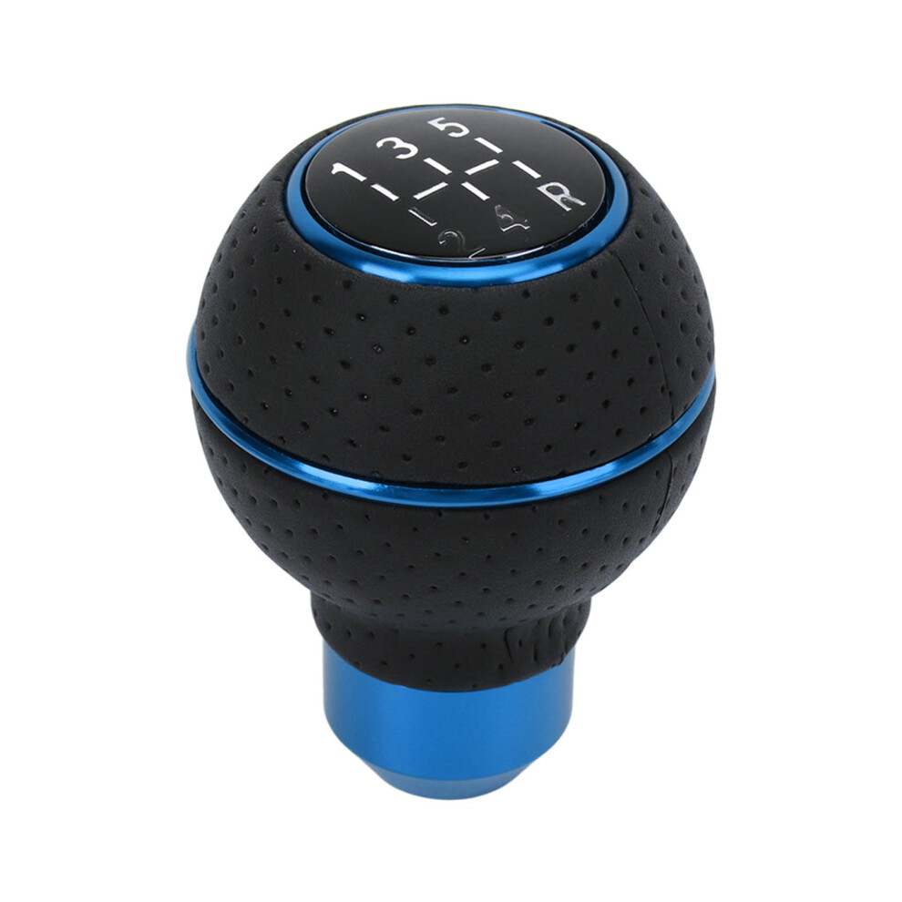 Aluminum 5 Speed Shift Knob M8/M10/M11/M12 Universal Fit Blue 7891353039334