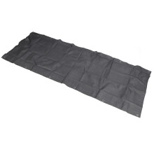Balkon Sichtschutzzaunabdeckung aus HDPE mit UV-Schutz Dunkelgrau 0,9x5m