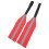 Durable 2Pcs Kayak/Canoe Red Safety Flags with Reflective Strip 12
