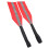 Durable 2Pcs Kayak/Canoe Red Safety Flags with Reflective Strip 7
