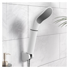 High Pressure Shower Head With Filter White - Rainfall Shower Filter, Water Saving, For Home Bathroom Gym