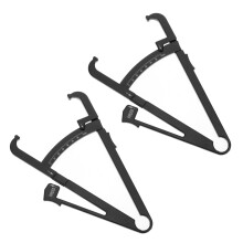 2pcs Handheld Body Fat Caliper Measurement Tape Tool Skinfold Calipers For Men And Women Body Fat Tester
