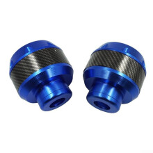 Aluminium Alloy Front Fork Wheel Frame Slider Crash Protector Motorcycle And E-Scooter Anti-Fall Shock Absorption Blue