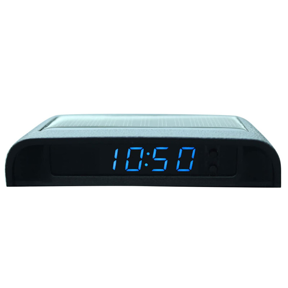Solar Digital Clock For Car Car Dashboard Clock, Adhesive Thermometer With Date, Automotive And Truck Dashboard Display 9016109323644