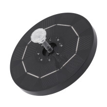 Runder Solarbrunnen 3000mAh 120cm Kopf Mehrfarbig