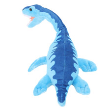 Realistischer weicher Plesiosaurus Dinosaurier Plüschspielzeug, Blau, 30 cm